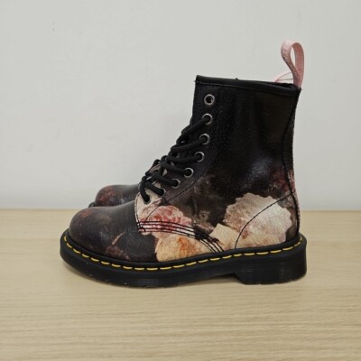 Dr Martens x New Order 1460 Power Corruption And Lies Leather Rare Boots Uk 4 #2