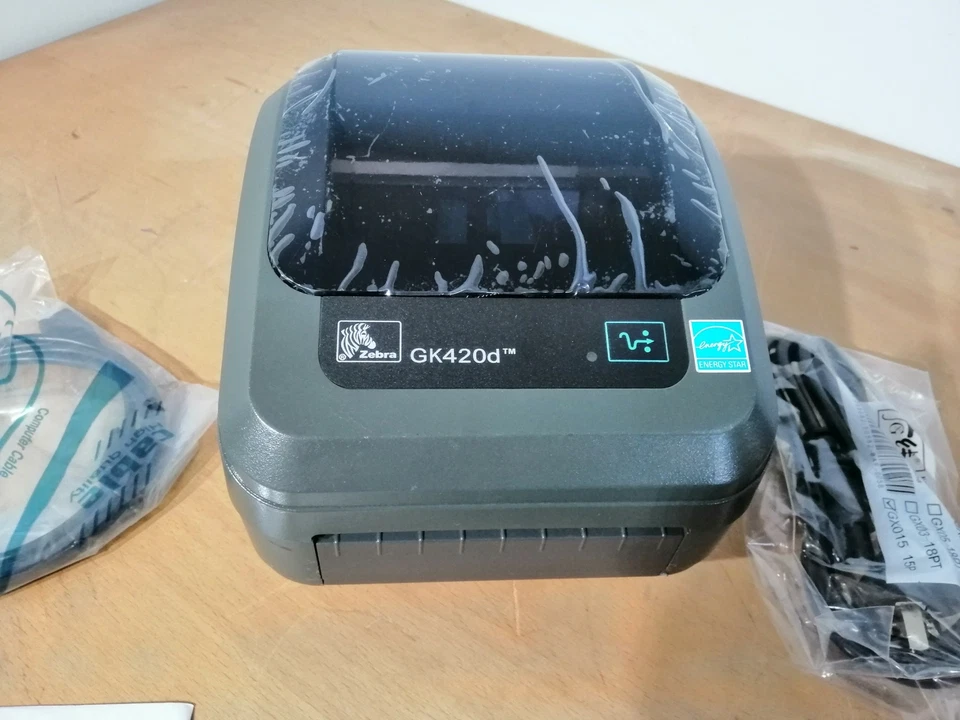 Zebra GK420D 203DPI Thermal Barcode Label Printer USB Interface - Image 4 of 4