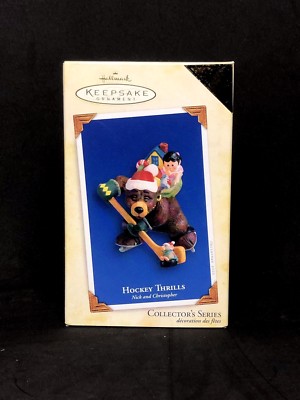 Hallmark Ornament Hockey Emoción, Nick Y Christopher, Tracy Larsen