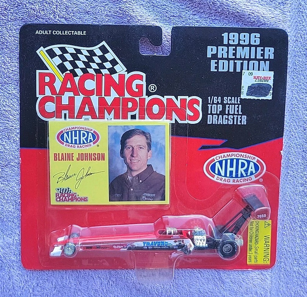 Blaine Johnson 1996 Edition Racing Champions Top Fuel Dragster 1