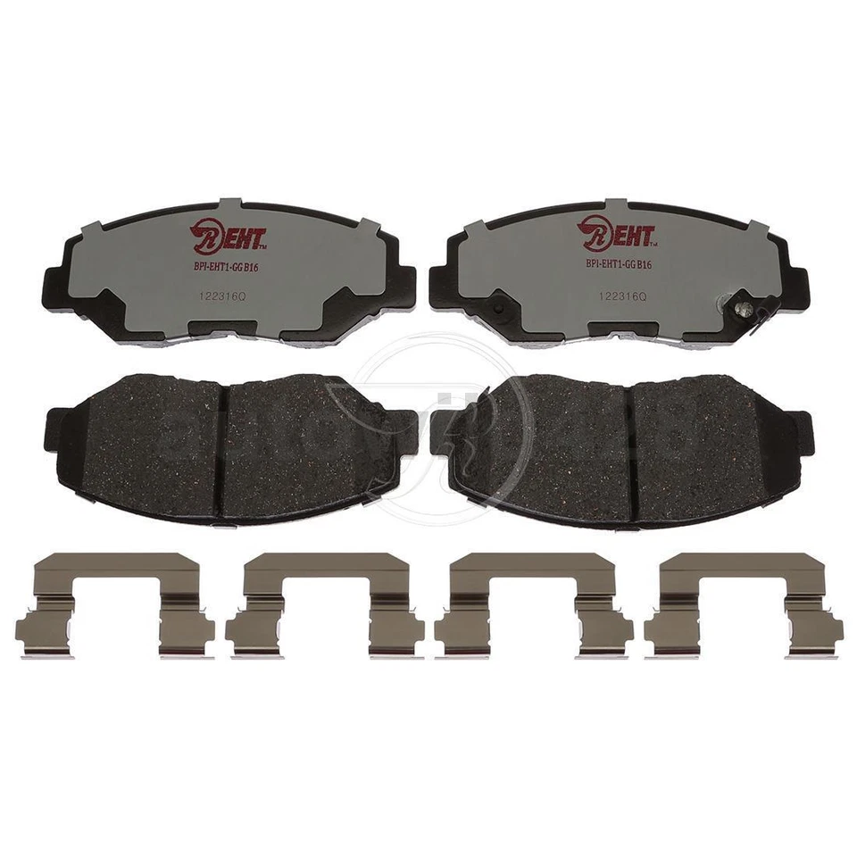 Juego de 2 pastillas de freno delanteras traseras para Honda Pilot 2003 2004 2005 2006 2007 2008 Foto 2 de 4