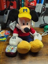 18" Disney Store Mickey Mouse Plush Jumbo Back to School w/ Backpack Lunch Tote