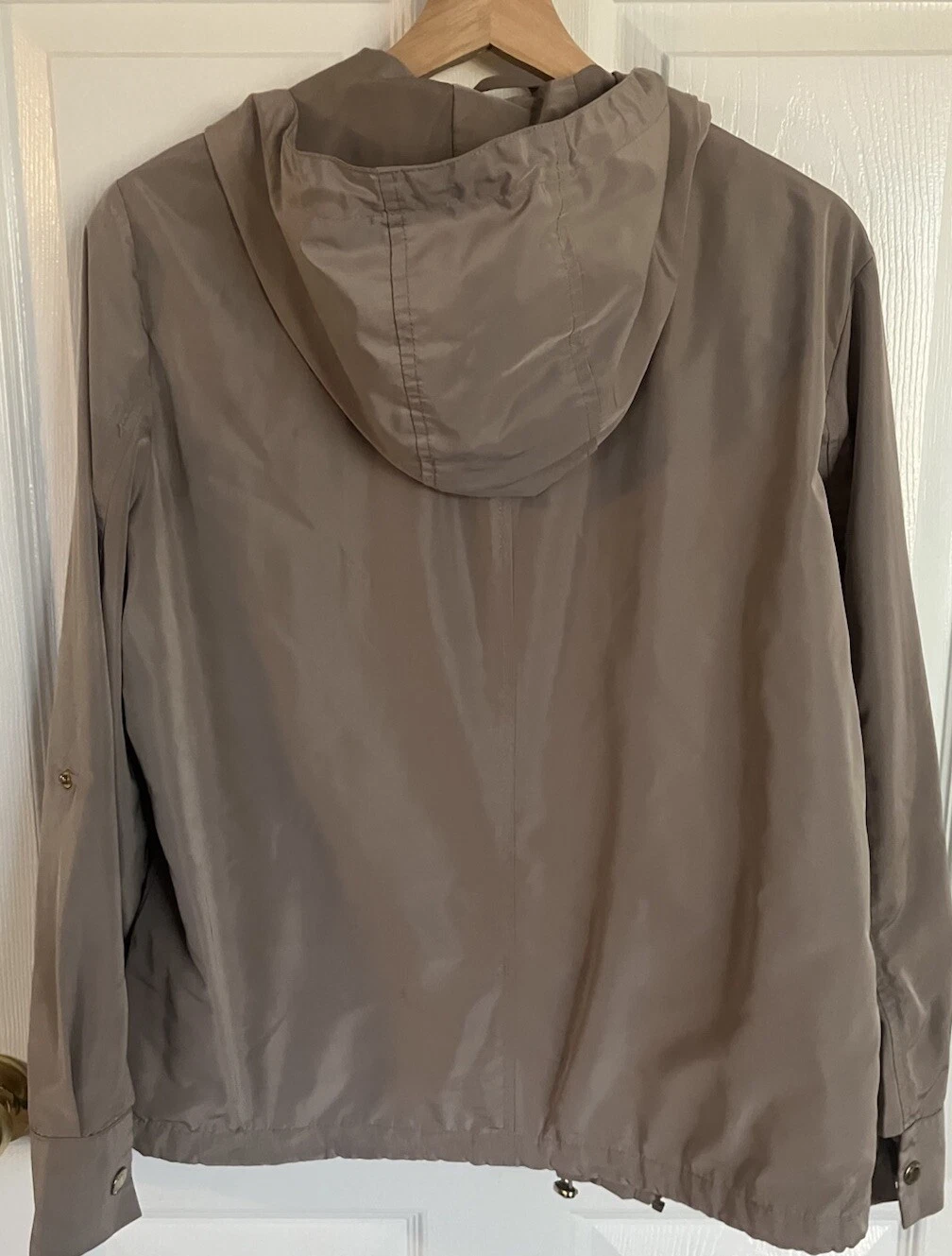 Michael Kors Giacca Donna Maniche Lunghe Cappuccio Taglia Large Colore Beige