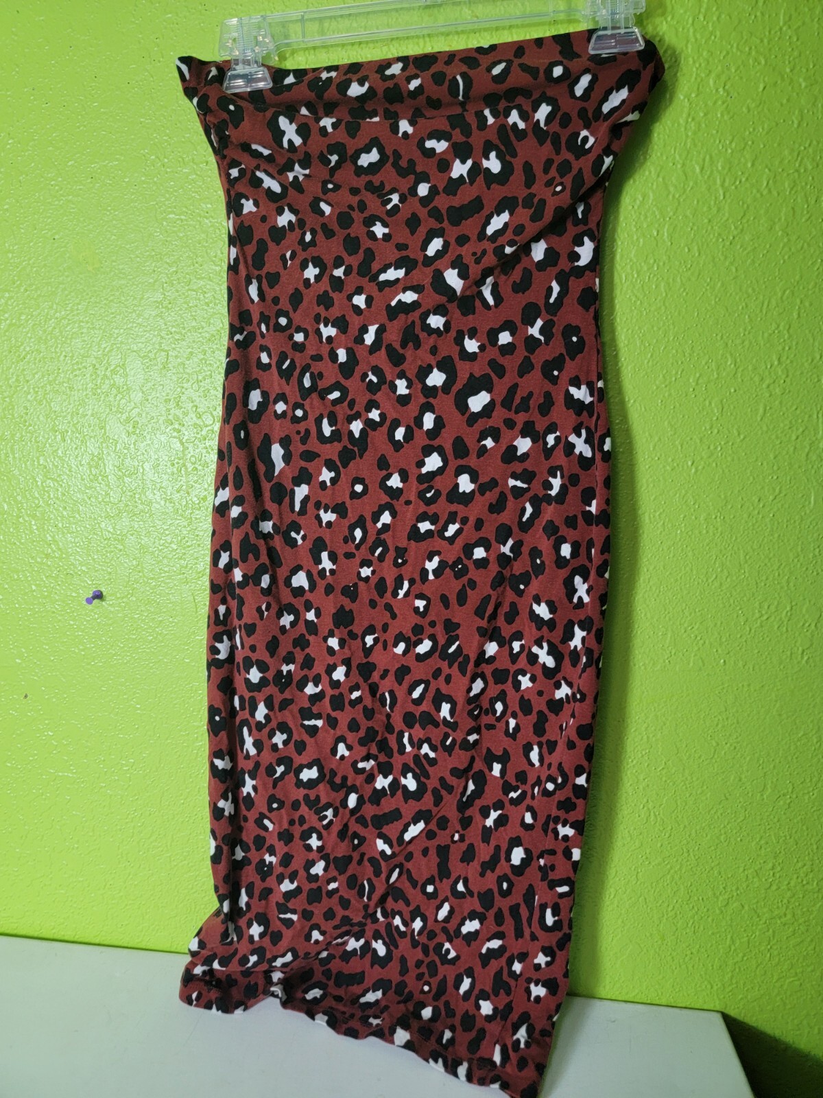 Heart And Hips Long Skirt Cheetah Leopard Print Size Small Affordable Luxury