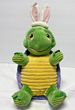 Hallmark Whirlin' Twirlin' Turtle Sings Spins EASTER Egg Shell Bunny Ears Plush