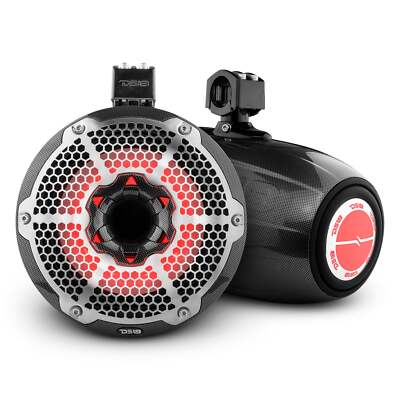 DS18 CF-X10TPNEO 10'' Neodymium Marine Wakeboard Tower Speakers 900W Max - Pair