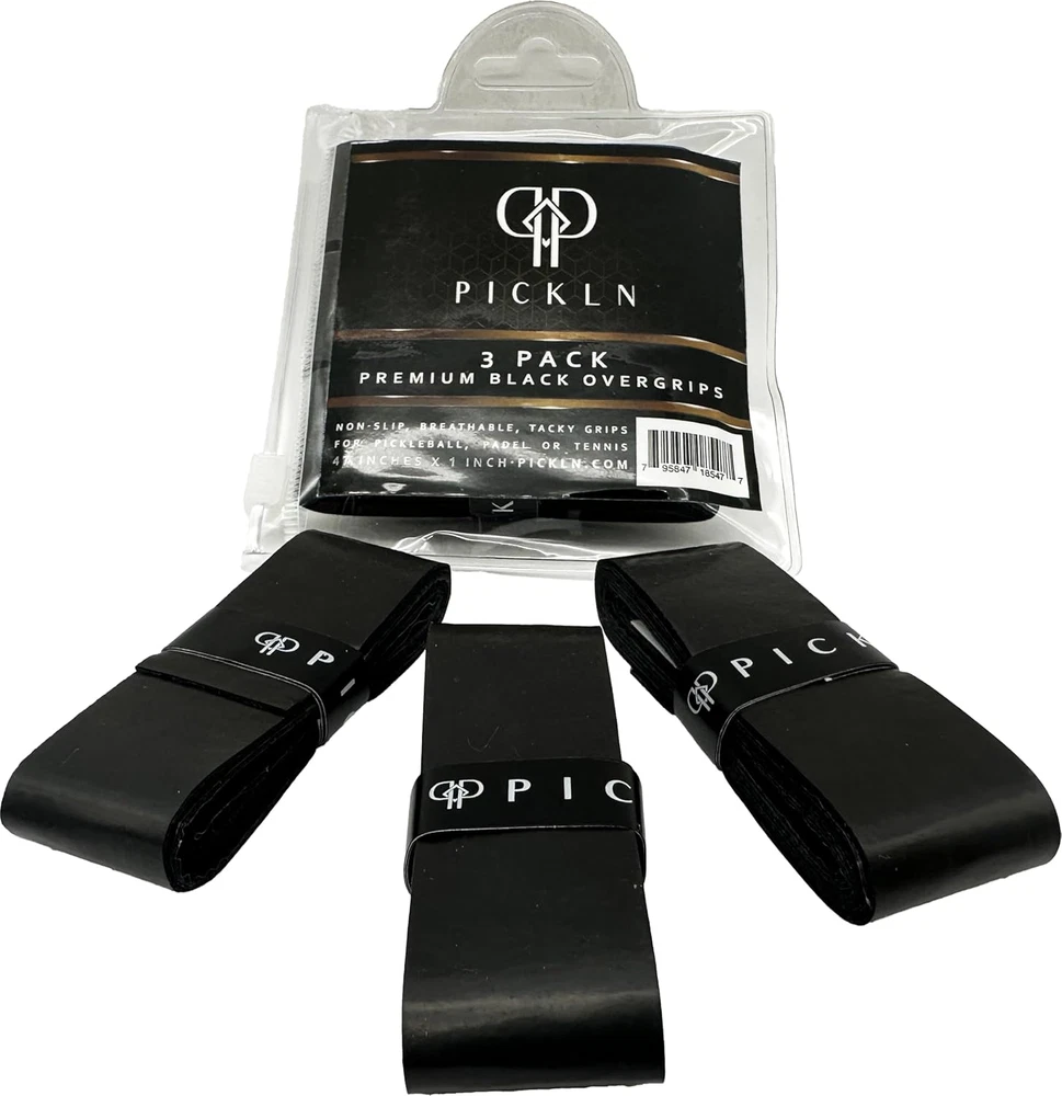 Pickleball Premium Overgrip 3-Pack - Compare to Yonex Super GRAP - Tacky Feel Sy Pickleball Premium Overgrip 3-Pack - Compare to Yonex Super GRAP - Tacky Feel Sy