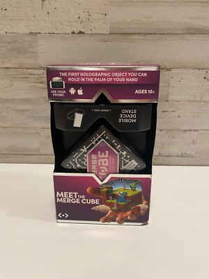 Merge Cube Hold Holograms in Your Hand Virtual Game Toy for IOS Android Tablet