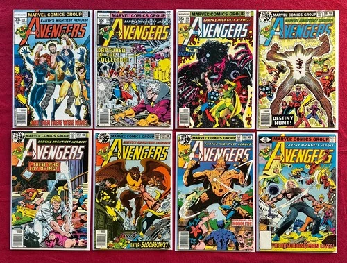 AVENGERS - Marvel Late Bronze Lot of 17 w/Giants & Annuals - most VG/F to NM-