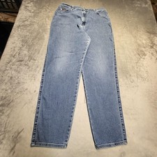 Riders Jeans Womens 10 Blue Medium Wash Straight Relaxed Denim Pockets