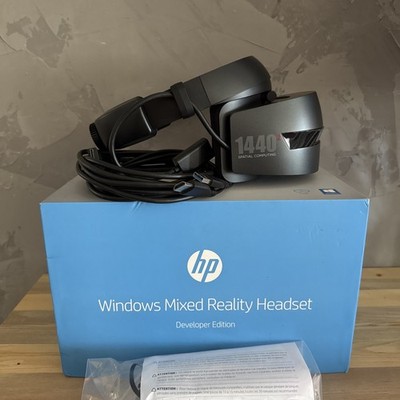 HP Windows Mixed Virtual Reality VR 1000-100 Developer Edition Headset ONLY