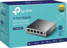 TP-Link TL-SG1005P Switch Gigabit 5 Porte con 4 PoE+