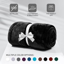 Extra Large Fleece Blanket Throw Soft Versatile Blanket for Sofa Bed Couch Queen