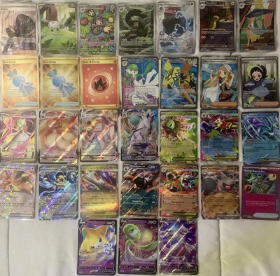 639x Pokemon Cards Bulk Lot - 5x Full Art, 12x EX/V, 7 SIR/IR, 3 GOLD-NO ENERGY