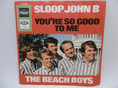 The Beach Boys, Sloop John B, Surf Beat, German Capitol K 23183 Single, 7'' 1966