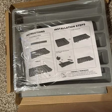 Lifewit Silverware Drawer Organizer Expandable Utensil Tray for Kitchen BPA Free