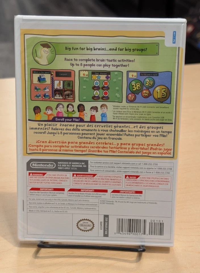 Big Brain Academy: Wii Degree (Nintendo Wii, 2007) BRAND NEW, SEALED! - Image 2 of 2