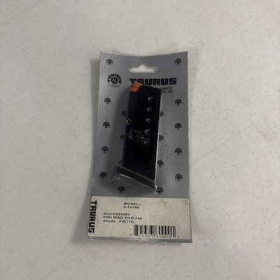 Taurus PT740 740 Slim 40 S&W 6 Round Magazine - Black Steel for