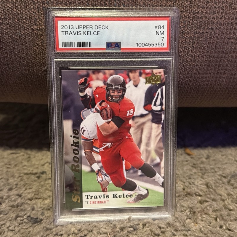2013 Upper Deck - Star Rookie Travis Kelce #84 (RC) PSA 7  NM
