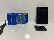 Canon IXY 90F Blue Compact Digital Camera Tested Working Seller Japan