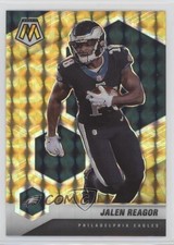 2021 Panini Mosaic Reactive Yellow Mosaic Prizm Jalen Reagor #164 2u3