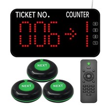 Take a Number System Wireless Queue Management System Ticket Number Waiting S...