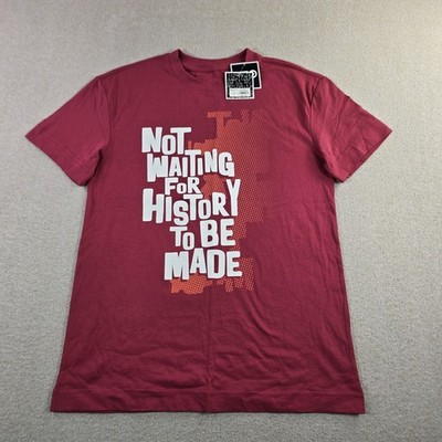 Target Black History Month NWT Small Red Tee Not Waiting For History To Be Made