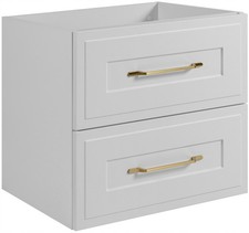 Armadio Armadietto Bagno Lavandino Lavabo Mobile Sottolavabo 60cm CLASSIC Bianco