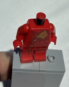 LEGO Ninjago NRG Kai Minifigure Fire Ninja Gold Rare Lightning Figure njo0055