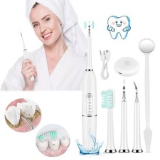 Electric Tooth Cleaning Kit Tartar Plaque Remover Dental Cleaning Scaler Tool- 