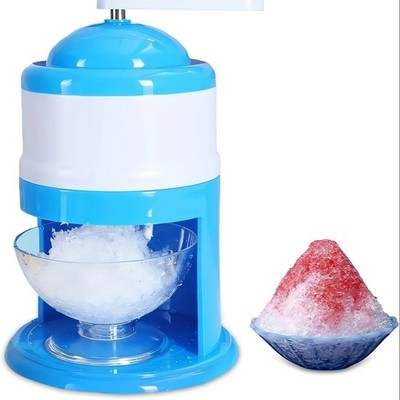Manuelle Eiscrusher Maschine Ice Shaver Slushy Maker Schneekegel Eiszerkleinere