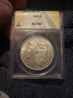 1892 ANACS AU58  Morgan Dollar