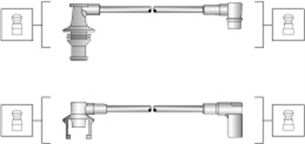 ZüNdleitungssatz Magneti Marelli 941145260723 FüR Clio Renault 19 7Mm 2 Chamade-image