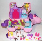 POLLY POCKET Pinata UNICORN Case MICRO Playset 2 DOLL & 22 FIGURES Accessories — photo 1