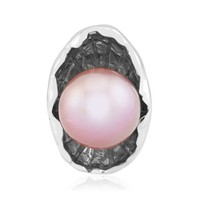 Lila Ming Perle Silber AnhäNger