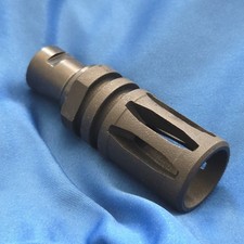 NEW 9mm / 5.7x28mm/ Pistol Compensator / Muzzle Brake 1/2x28" TPI - Matte Black
