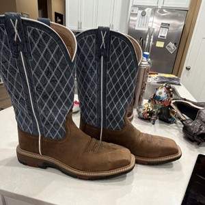 Twisted X Western Equestrian Boots Leather Size 8B Model WXBN001