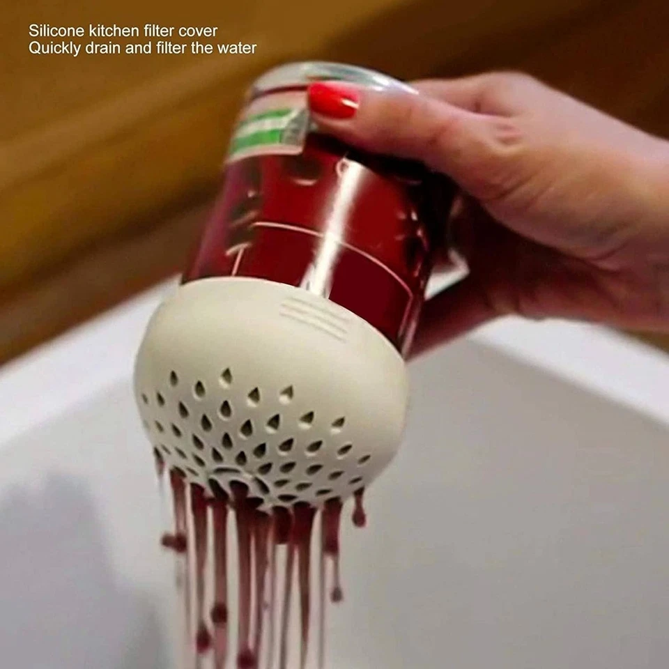 Kunststoff Mini Colander Reis Sieb Reis Sieb Waschbecken Colander Platzsparende - Bild 2 von 4