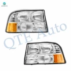 Headlights Assembly for 1998-2004 GMC Sonoma With bulb Halogen