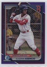 2024 Bowman Draft Chrome Purple Refractor 158/250 Vladimir Asencio #BDC-149 0w47