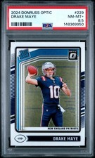 2024 PANINI DONRUSS OPTIC #229 DRAKE MAYE ROOKIE RC PSA 8.5