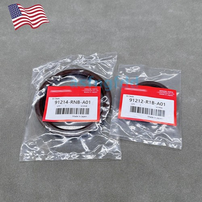 #ad #ad NEW FRONT AND REAR MAIN CRANKSHAFT SEAL FOR HONDA CIVIC ACURA RSX TSX USA $12.33