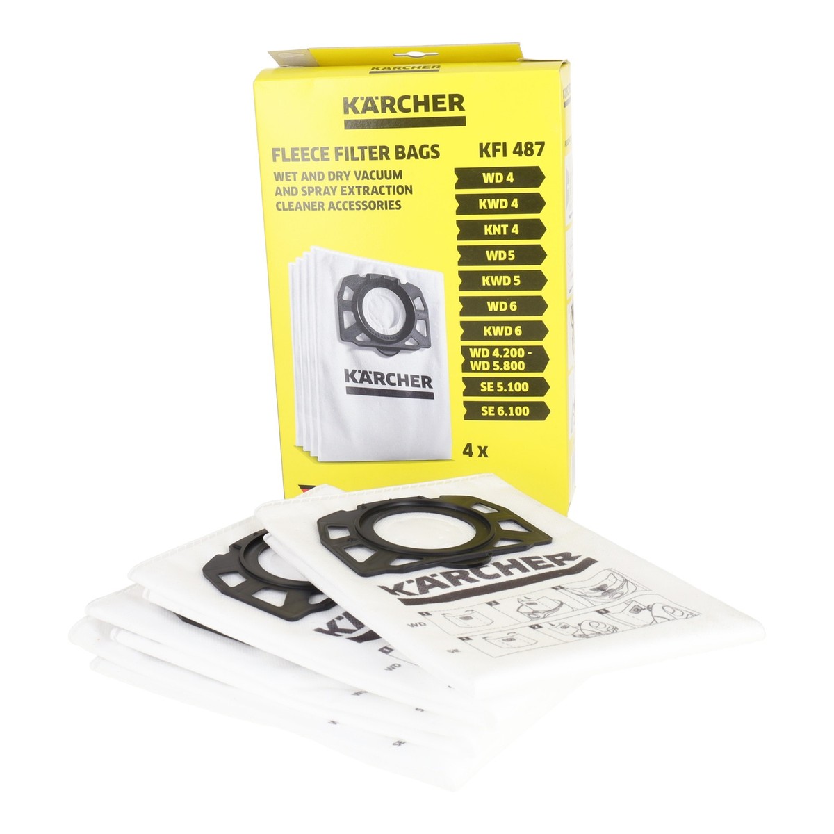 Karcher Vacuum Cleaner Karcher Wd5 Sac VACUUM CLEANER DUST BAGS