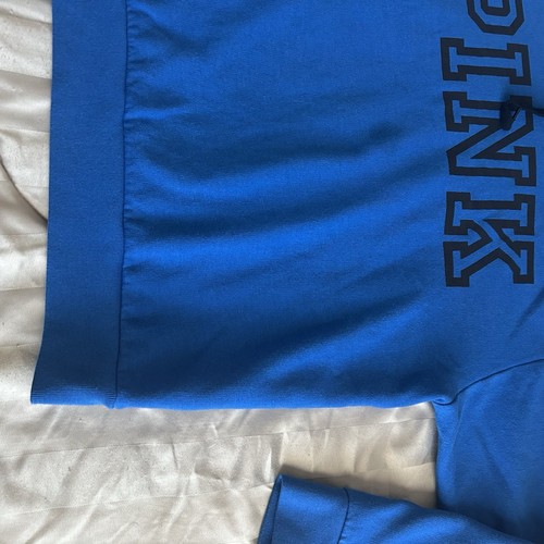 Victoria's Secret PINK Women's Cowl Neck Sweatshirt & Pants Size M Yale Blue - Picture 20 of 24