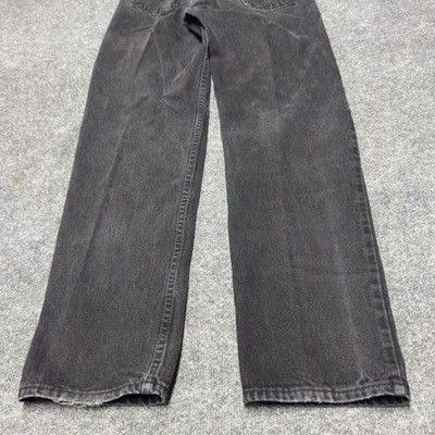 Vintage 90s Levis 550 Orange Tab Men 31x34 Black Relaxed Denim