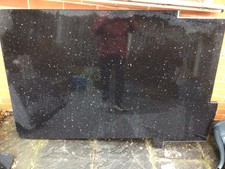 Black Granite Quartz Kitchen Island Worktop Polished Stone Breakfast Bar Top