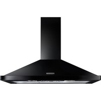 Rangemaster RHDC110BL/C Built In 110cm 3 Speeds Chimney Cooker Hood Black B