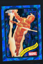 HUMAN TORCH 2025 Topps Chrome Sapphire Edition Marvel #40