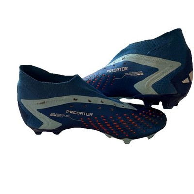 adidas Predator Blue Youth Soccer Cleats Football Boots Athletic Footwear