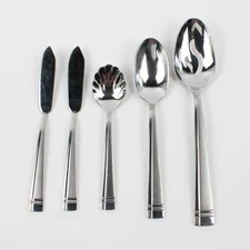 Lot Of 5 Oneida Silver Amsterdam (Stainless) Assorted Flatware Spoons & Knives